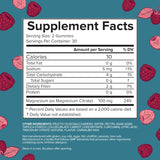 Natural BioScience Sugar-Free Magnesium Gummies back view