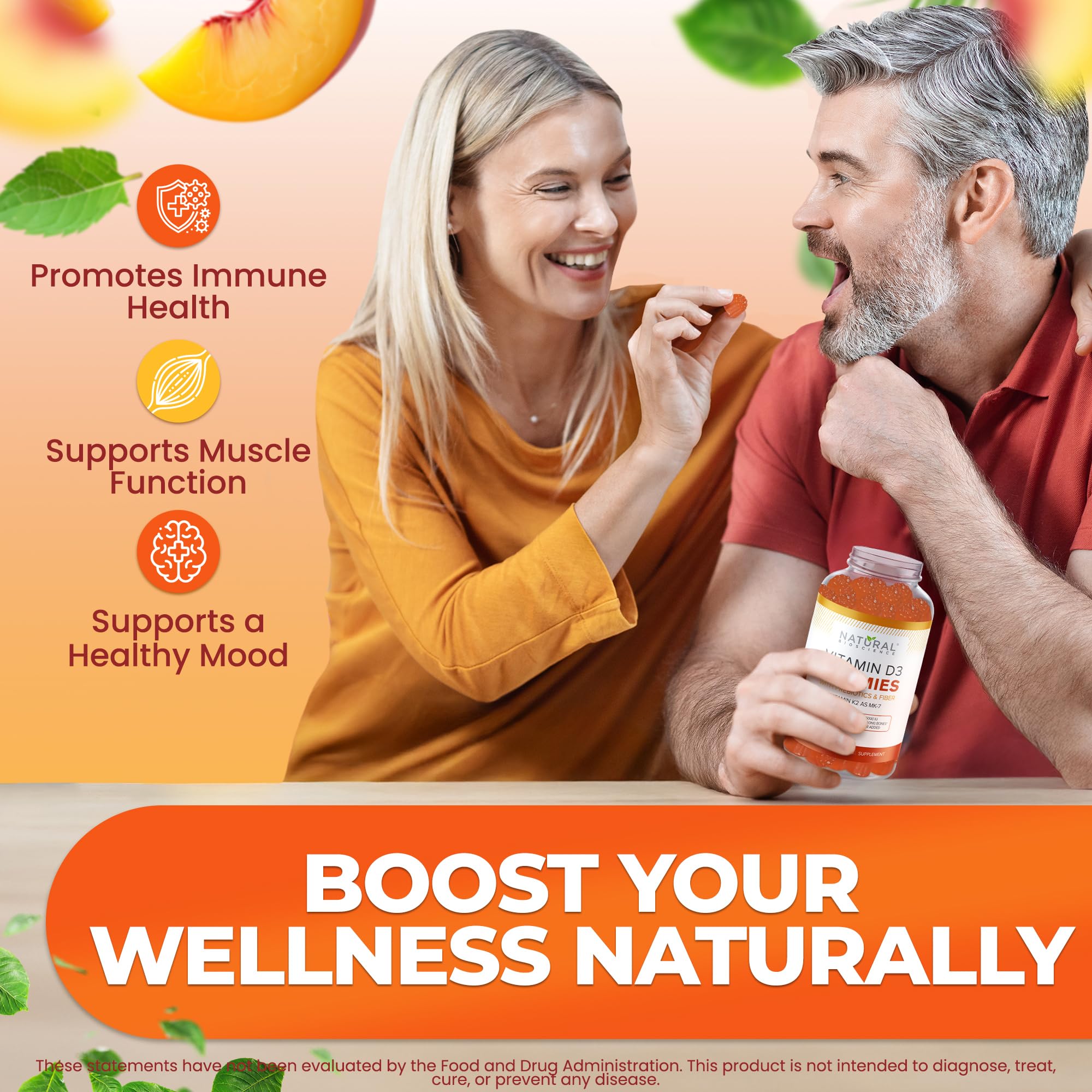 Natural BioScience Vitamin D3 & K2 supplement in a lifestyle setting