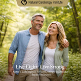 Natural Cardiology Institute logo on Golden Balance Turmeric Gummies