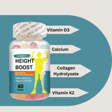 Natural Curves Height Support Gummies for Kids side view