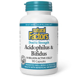 Natural Factors Acidophilus Bifidus Probiotic Capsules front view