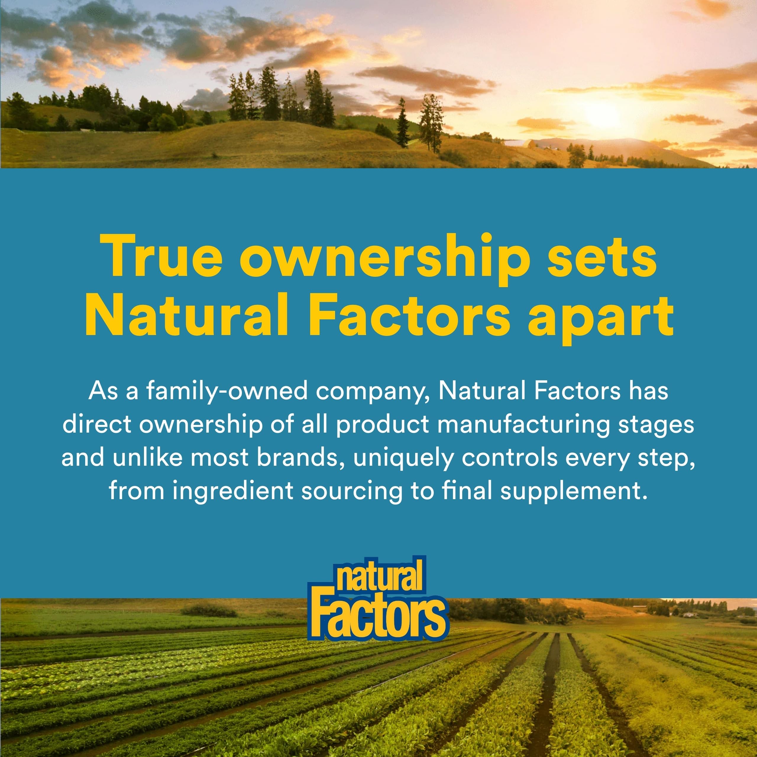 Natural Factors Acidophilus Bifidus Probiotic Capsules with a measuring spoon