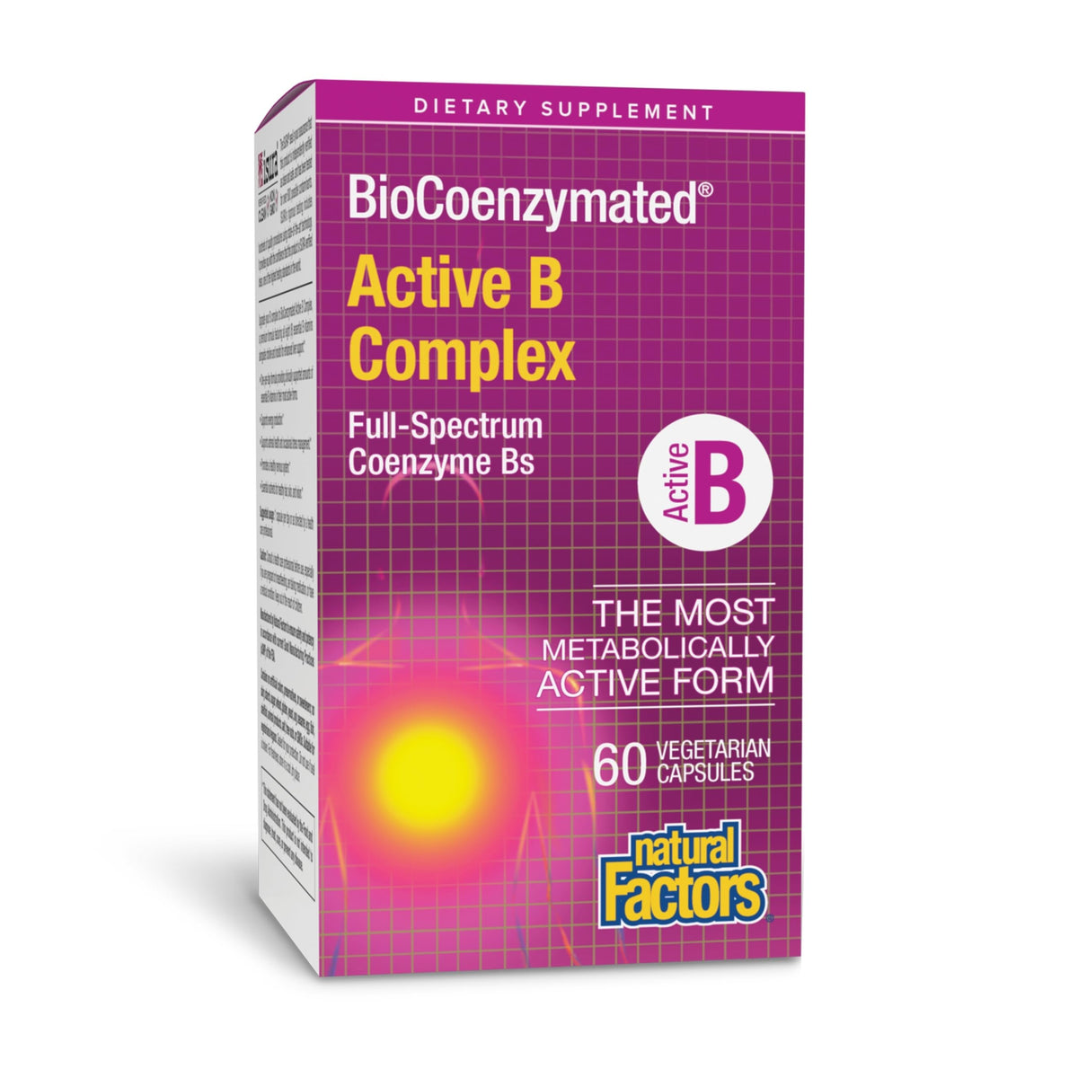 Natural Factors Active B Complex 77g front view