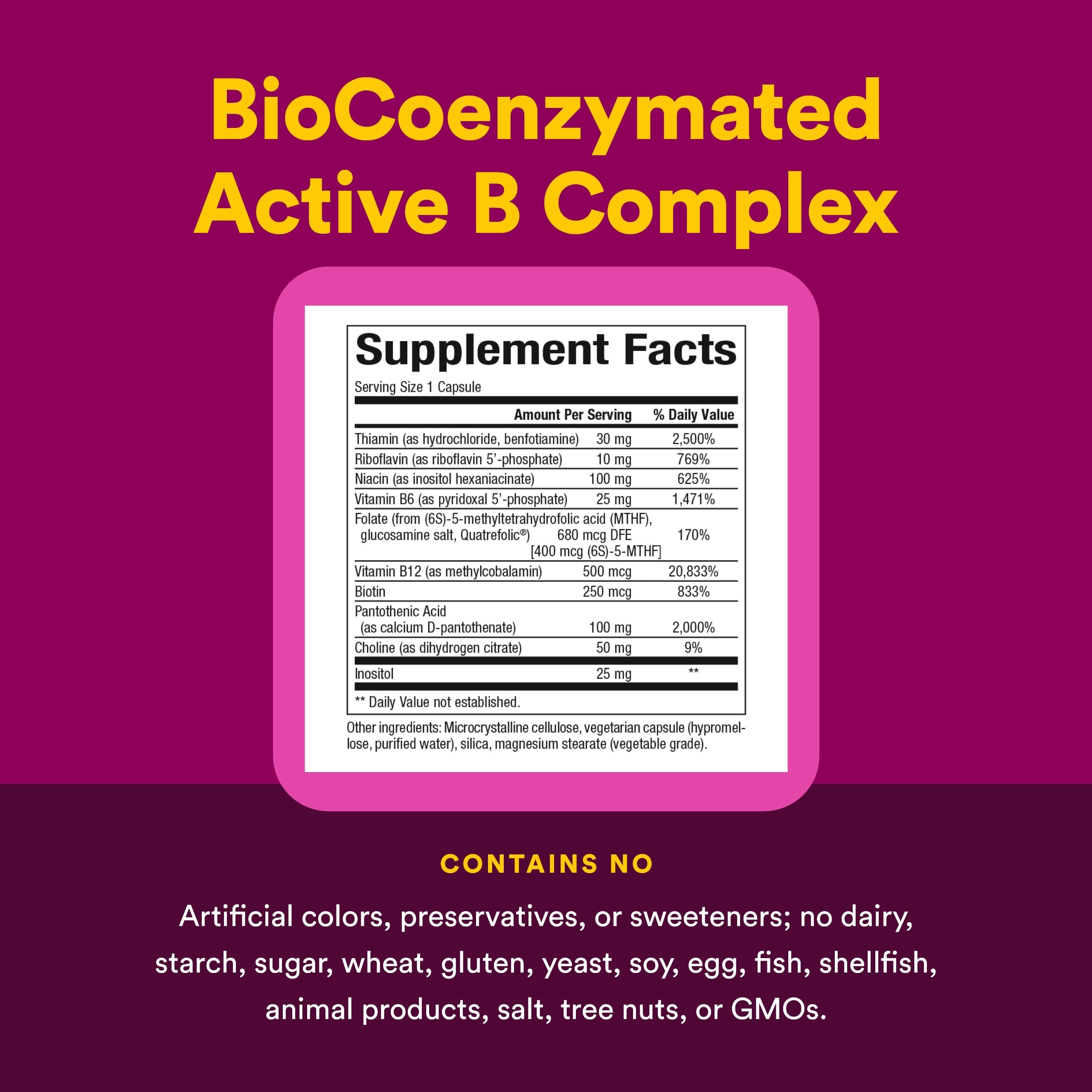 Natural Factors Active B Complex 77g packaging