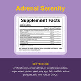Natural Factors Adrenal Extracts 59g displayed with herbal ingredients