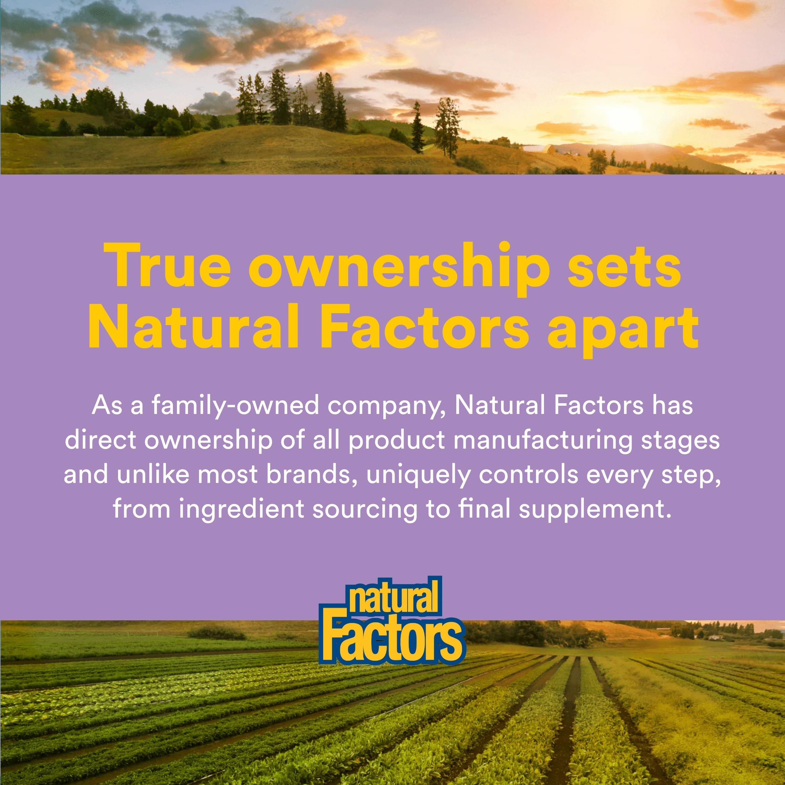 Natural Factors Adrenal Extracts capsules with herbal ingredients