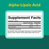 Natural Factors Alpha-Lipoic Acid 400 mg supplement packaging