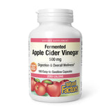Natural Factors Apple Cider Vinegar Capsules 500mg front view