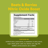 Natural Factors Beets & Berries Nitric Oxide Powder side view packaging
