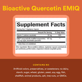 Natural Factors Bioactive Quercetin EMIQ 167mg supplement with packaging