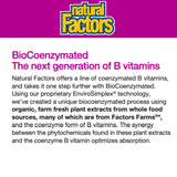 Natural Factors BioCoenzymated Methylfolate 1000 mcg B12 Supplement packaging