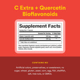 Natural Factors C Extra + Quercetin capsules close-up