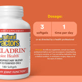 Natural Factors Celadrin 1050mg softgels bottle with label
