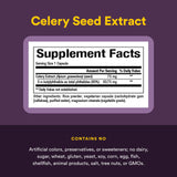Natural Factors Celery Seed Extract ingredients list