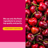Natural Factors CherryRich Super Strength Cherry Concentrate bottle and softgels