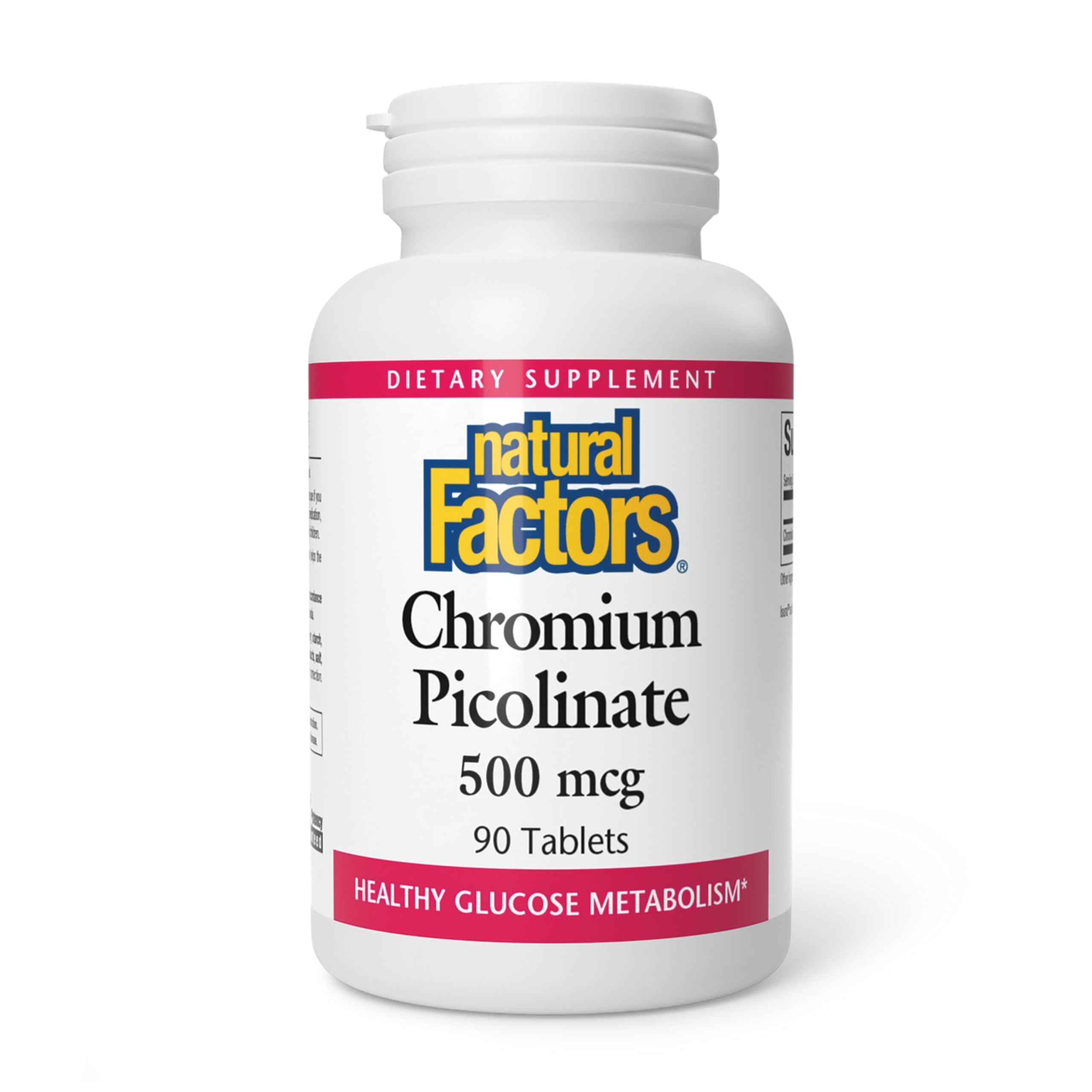 Natural Factors Chromium Picolinate 50g front view packaging