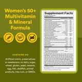 Natural Factors Complete Multivitamin for Women tablets on a table