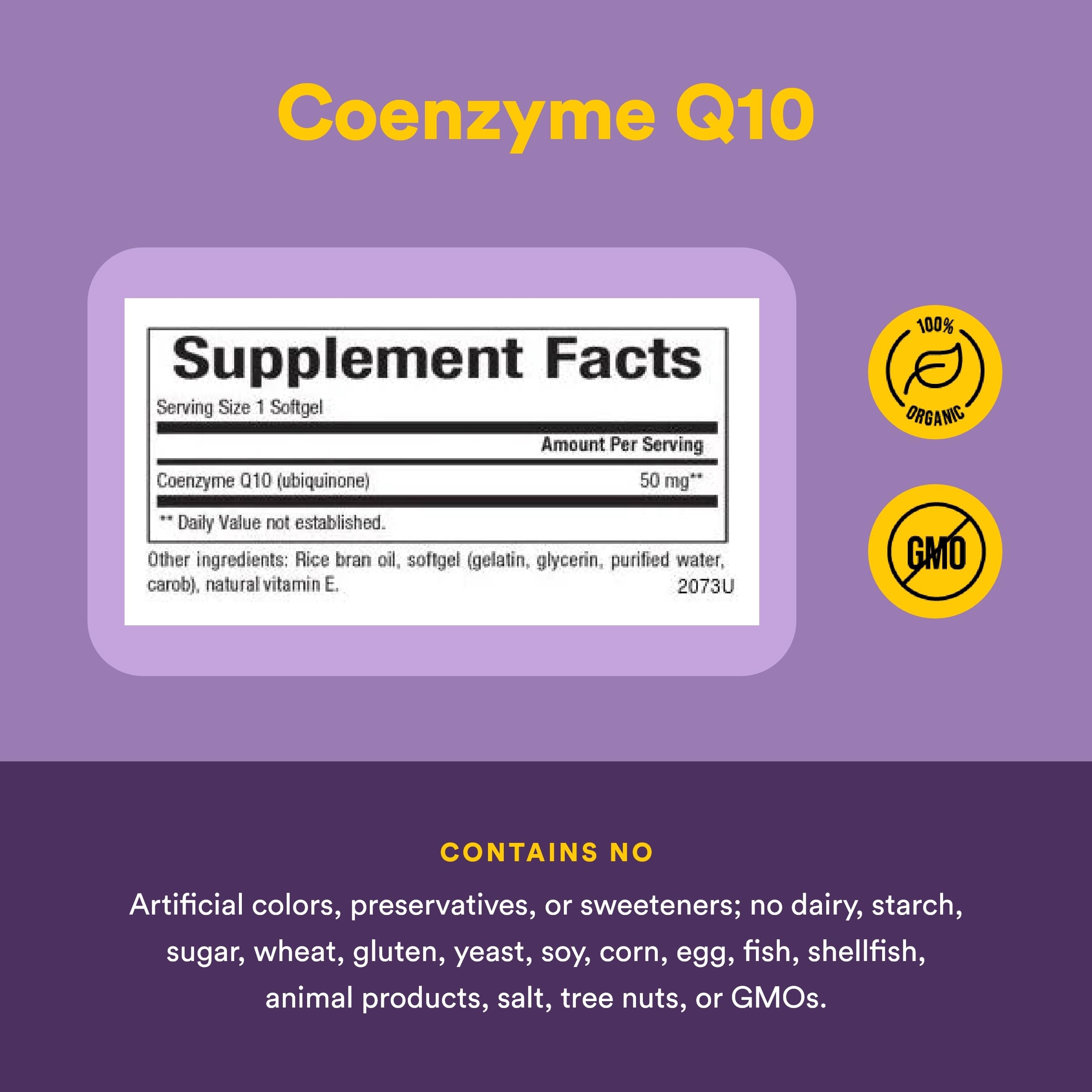 Natural Factors CoQ10 Softgels 100mg packaging