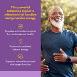 Natural Factors CoQ10 Softgels 100mg side view
