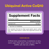 Natural Factors CoQ10 Softgels 100mg softgel close-up