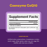 Natural Factors CoQ10 Ubiquinone 400mg Softgels showing softgel capsule