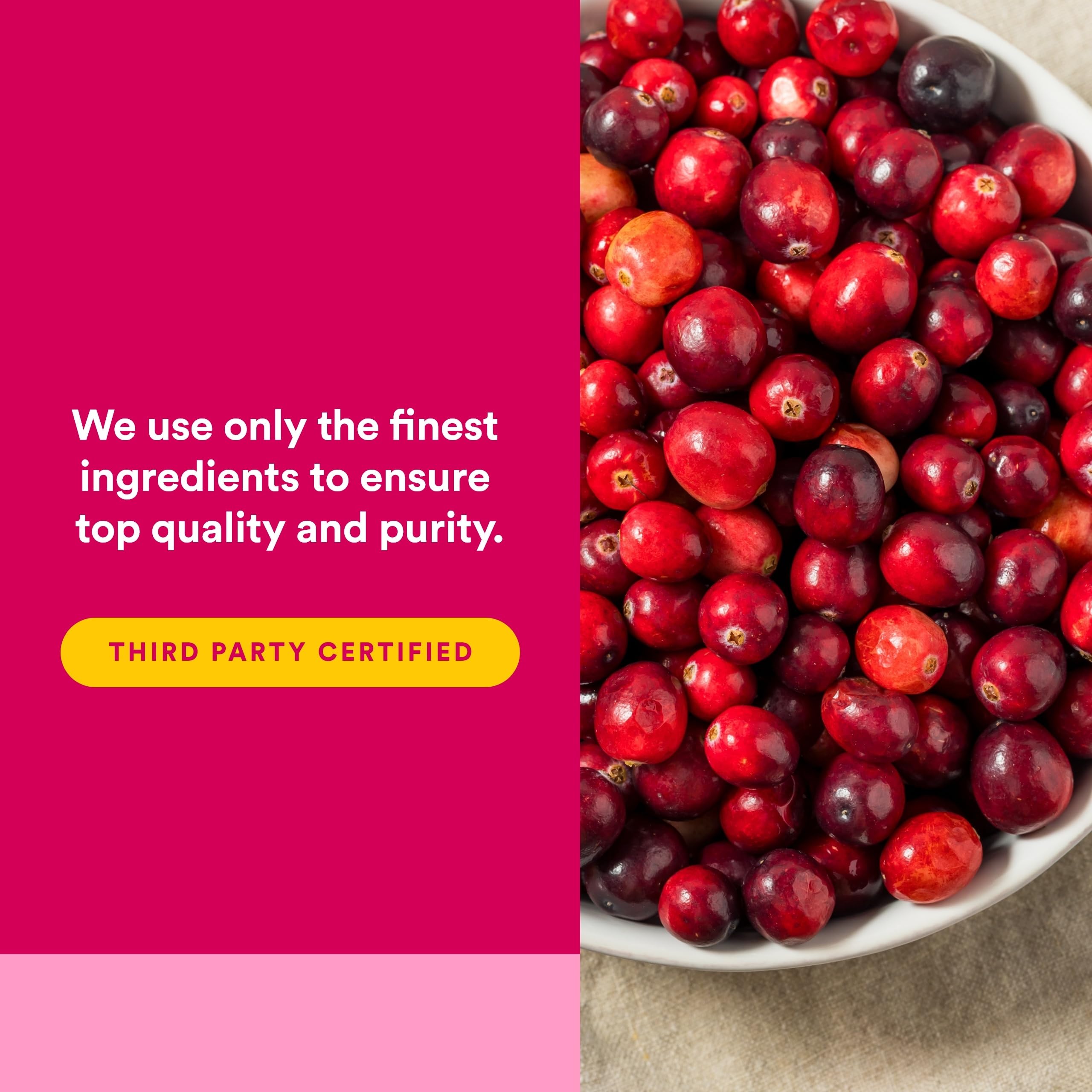 Natural Factors CranRich Cranberry Capsules with a measuring spoon