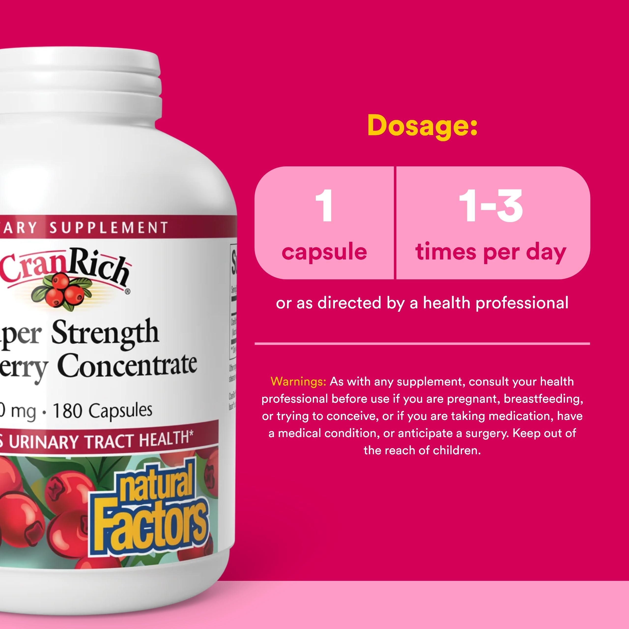 Natural Factors CranRich Cranberry Concentrate packaging