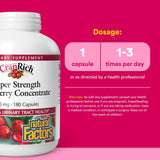 Natural Factors CranRich Cranberry Concentrate packaging