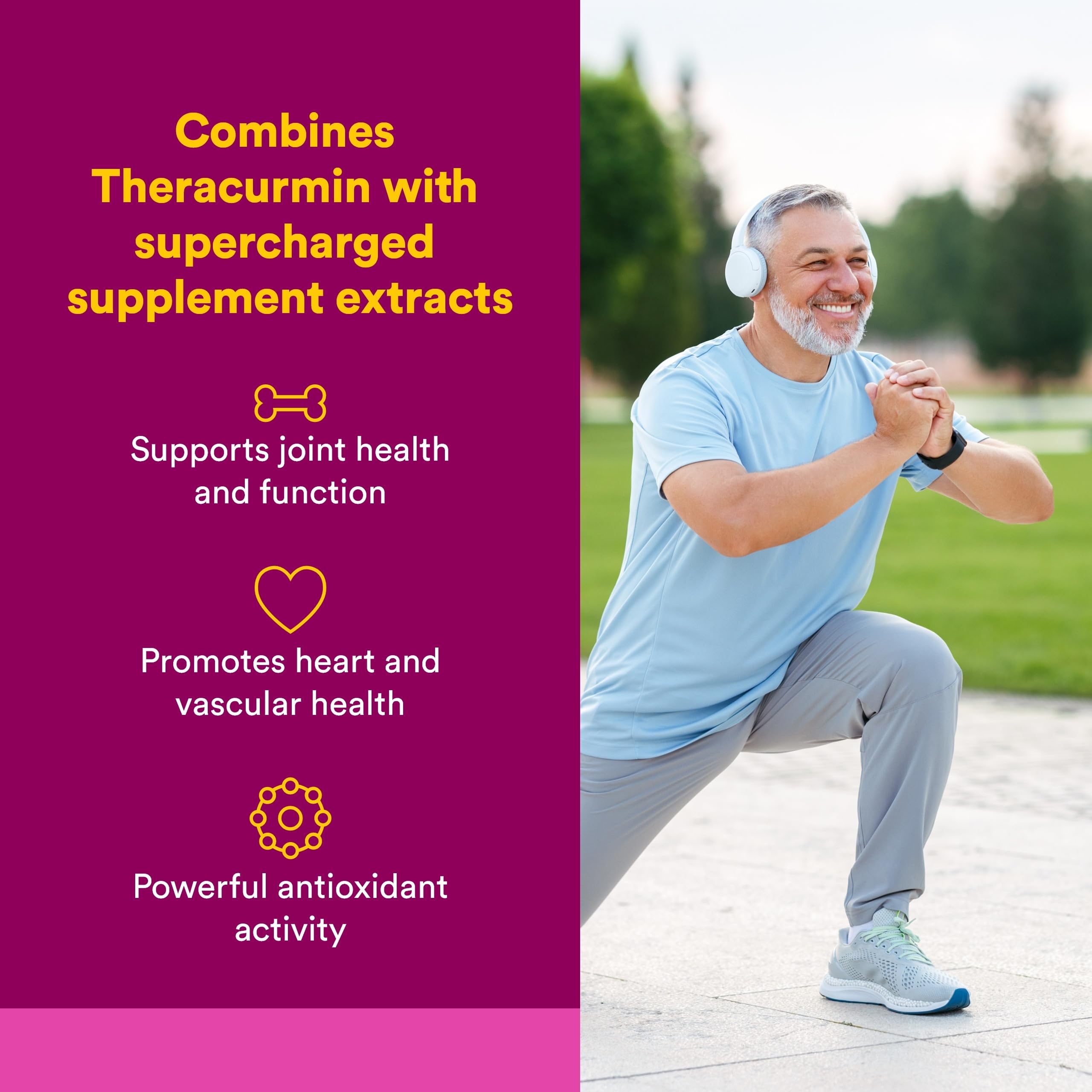 Natural Factors CurcuminRich Joint Curcumizer 400mg side view