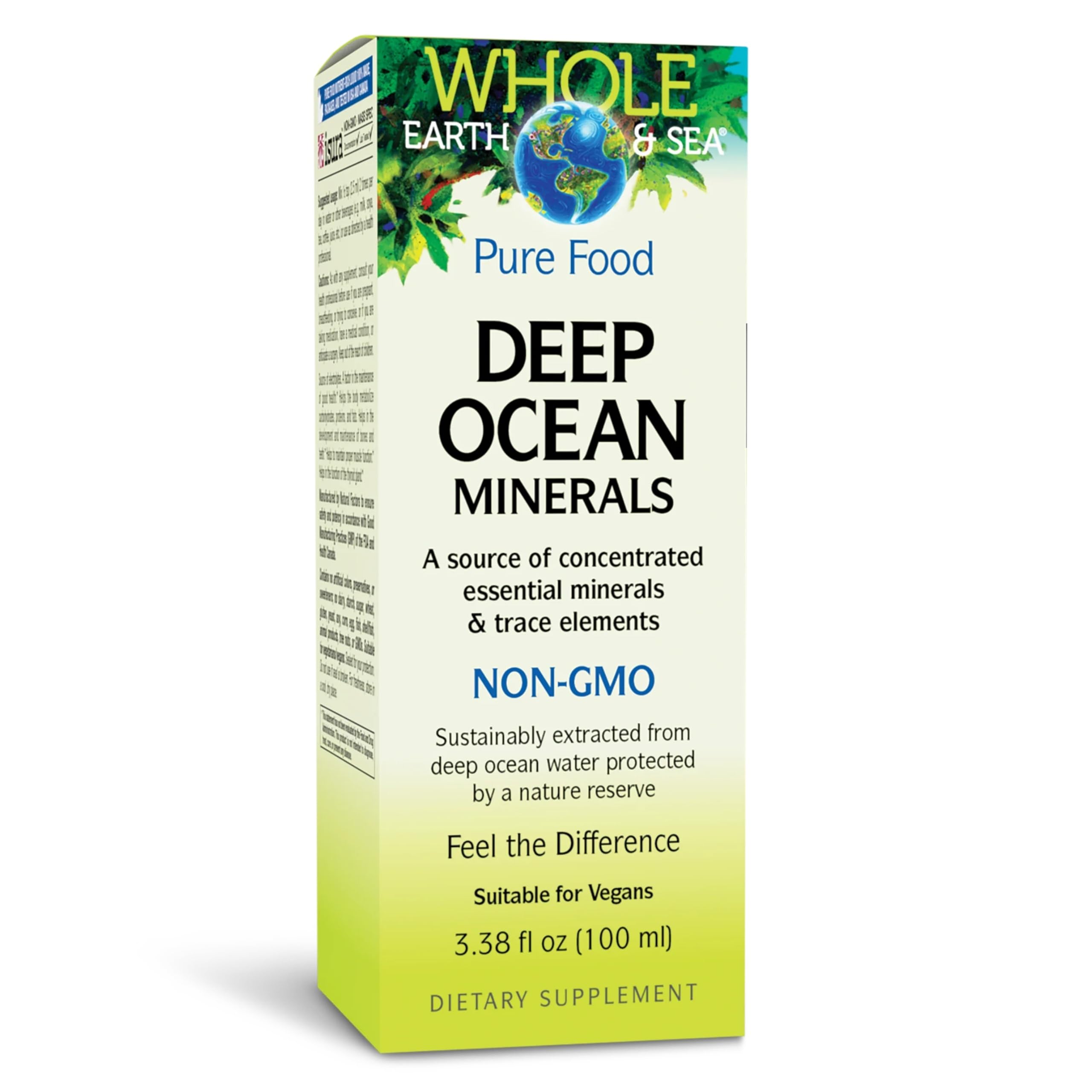 Natural Factors Deep Ocean Minerals 231g front view packaging