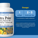 Natural Factors Evening Primrose Oil 1000mg 180 Softgels packaging
