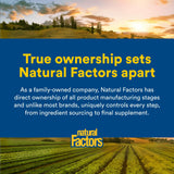 Natural Factors Flaxseed Oil softgel capsules in a hand