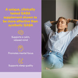 Natural Factors GABA Essence supplement packaging with tropical fruit flavour