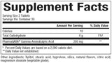Natural Factors GABA Essence supplement side view showing tablet size