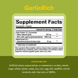 Natural Factors Garlic+Reishi ingredients list