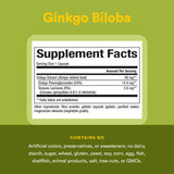Natural Factors Ginkgo Biloba 50:1 Extract capsules with packaging