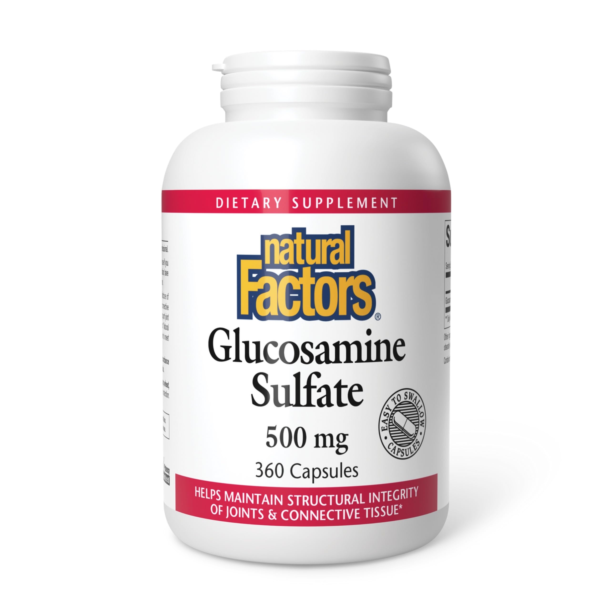 Natural Factors Glucosamine Sulfate 322g front view