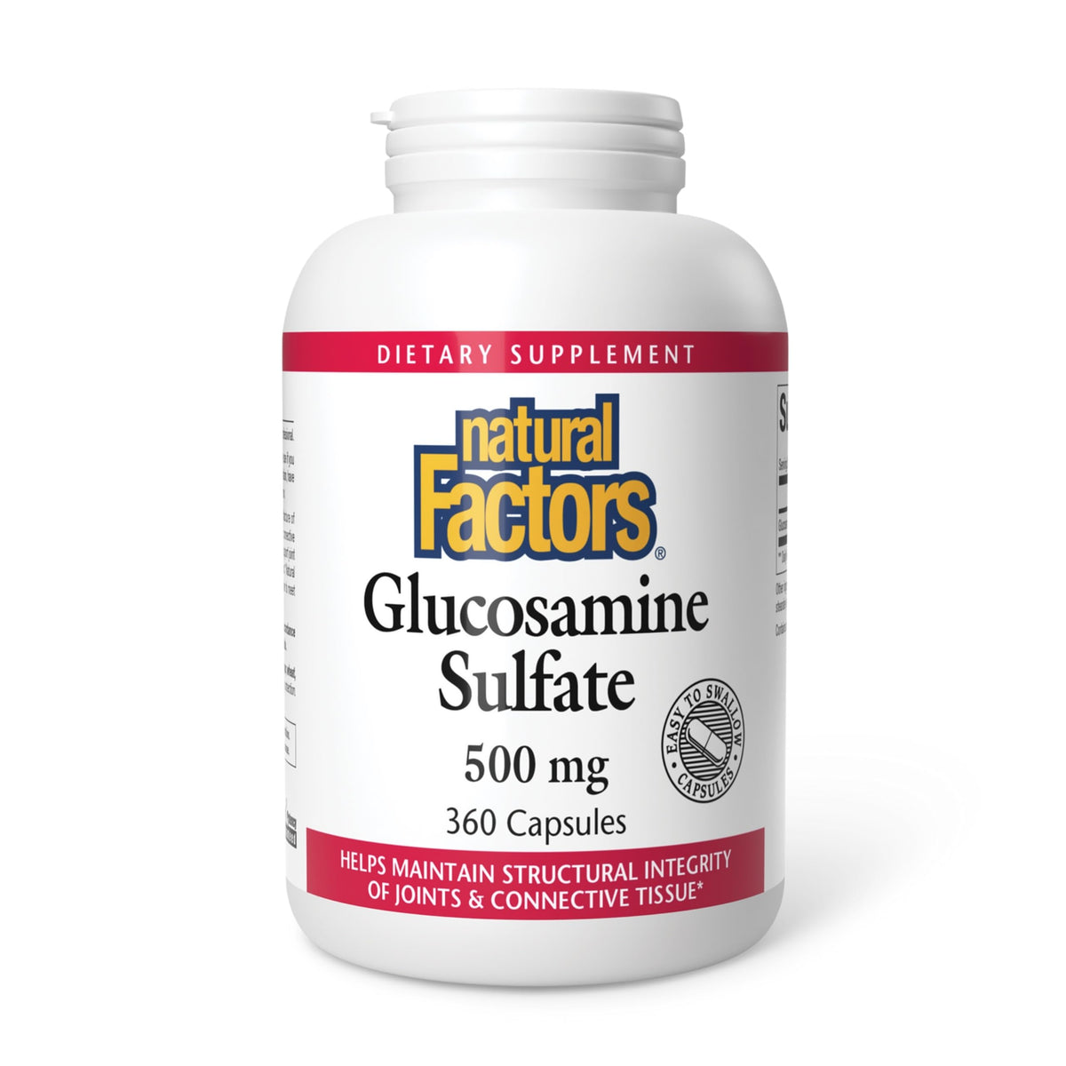 Natural Factors Glucosamine Sulfate 322g front view