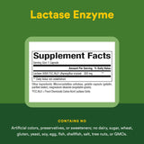 Natural Factors Lactase Enzyme packaging dimensions