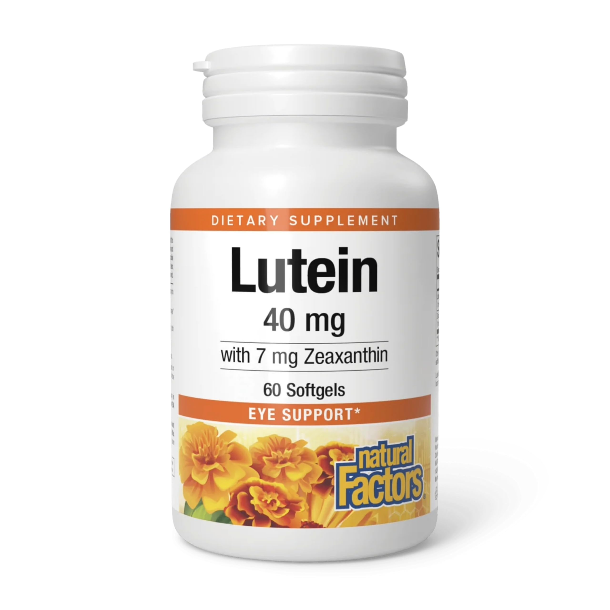 Natural Factors Lutein Softgels 40mg front view