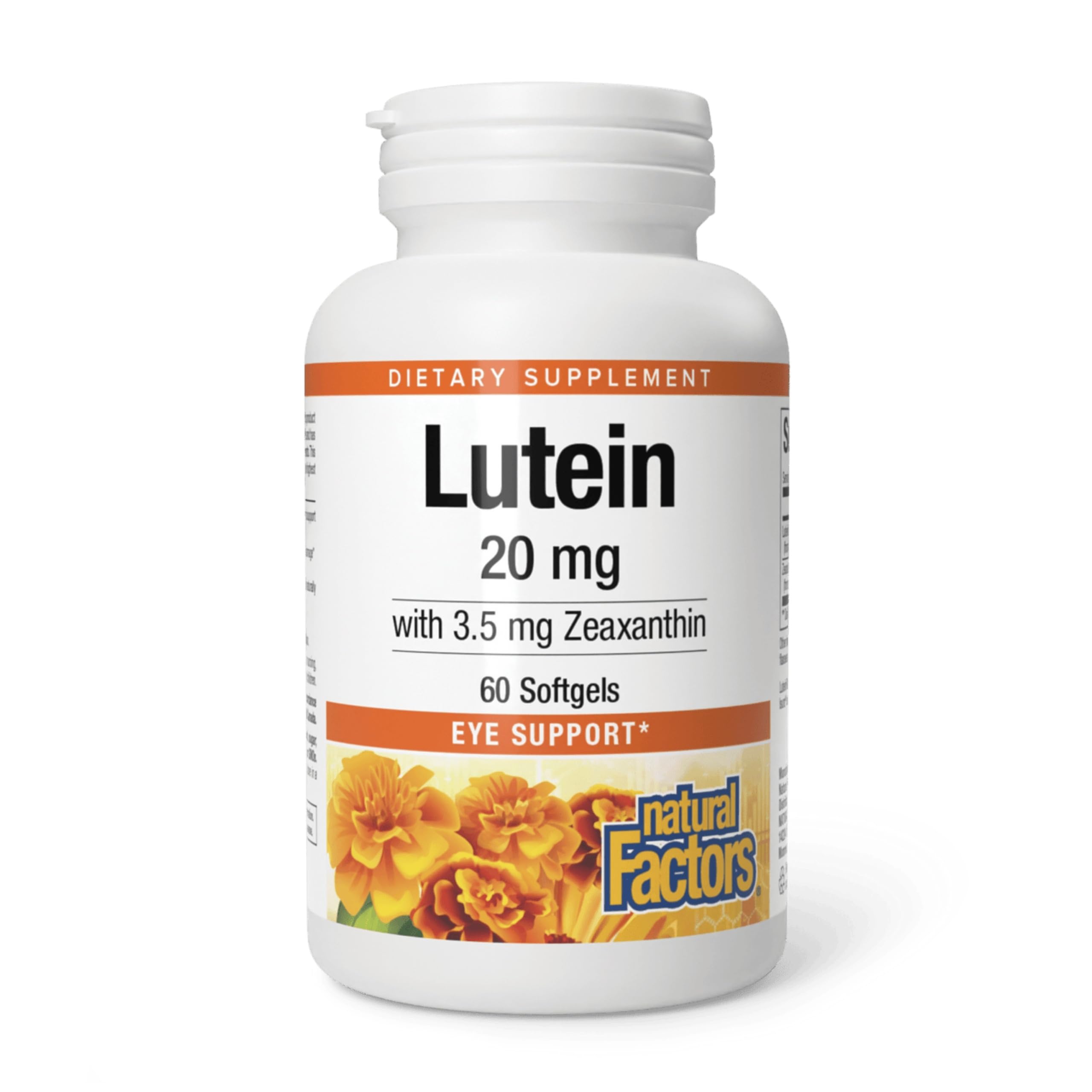 Natural Factors LuteinRich Lutein Softgels front view