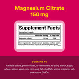 Natural Factors Magnesium Citrate Capsules 227g ingredients list