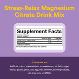 Natural Factors Magnesium Citrate Tropical Drink Mix ingredients list