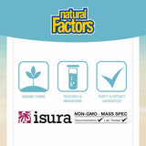 Natural Factors Melatonin 10 mg chewable tablets with ingredients list