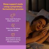 Natural Factors Melatonin 3 mg chewable tablets back view