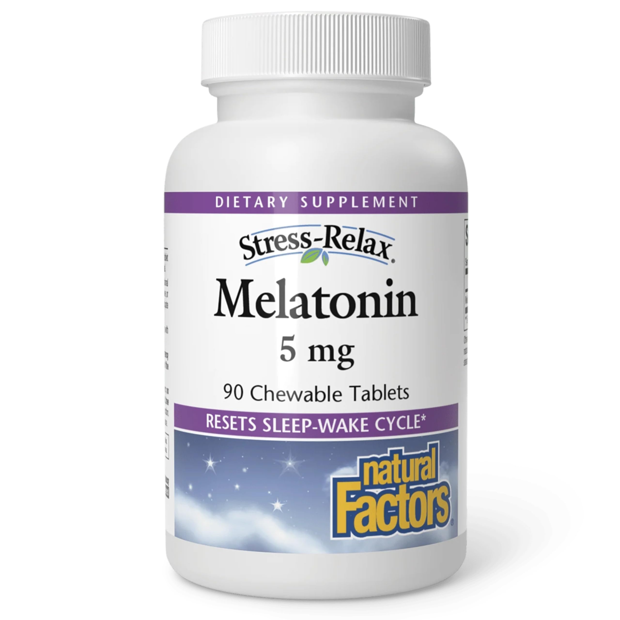 Natural Factors Melatonin Chewable Tablets 5mg front view