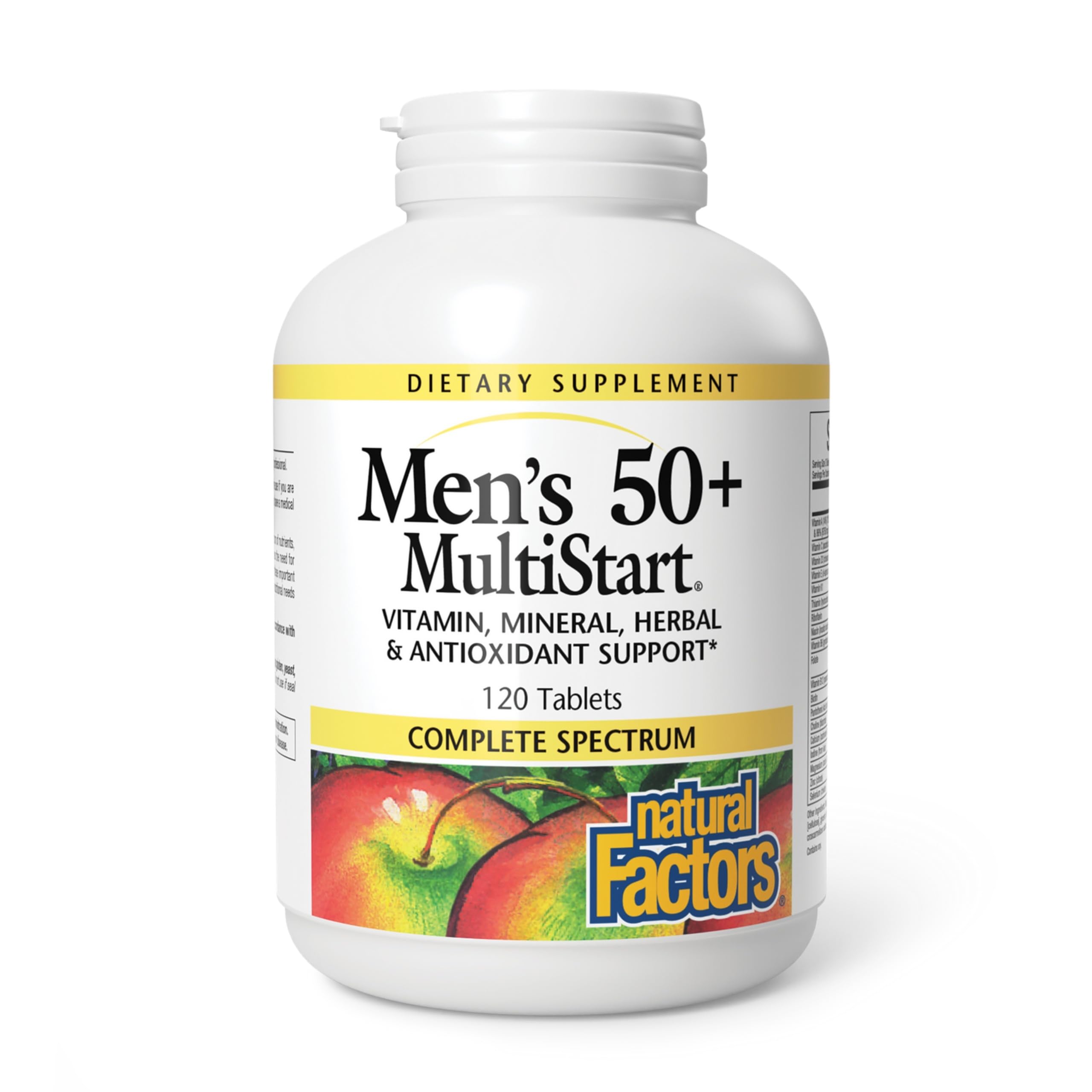 Natural Factors Men's 50+ MultiStart Multivitamins front view