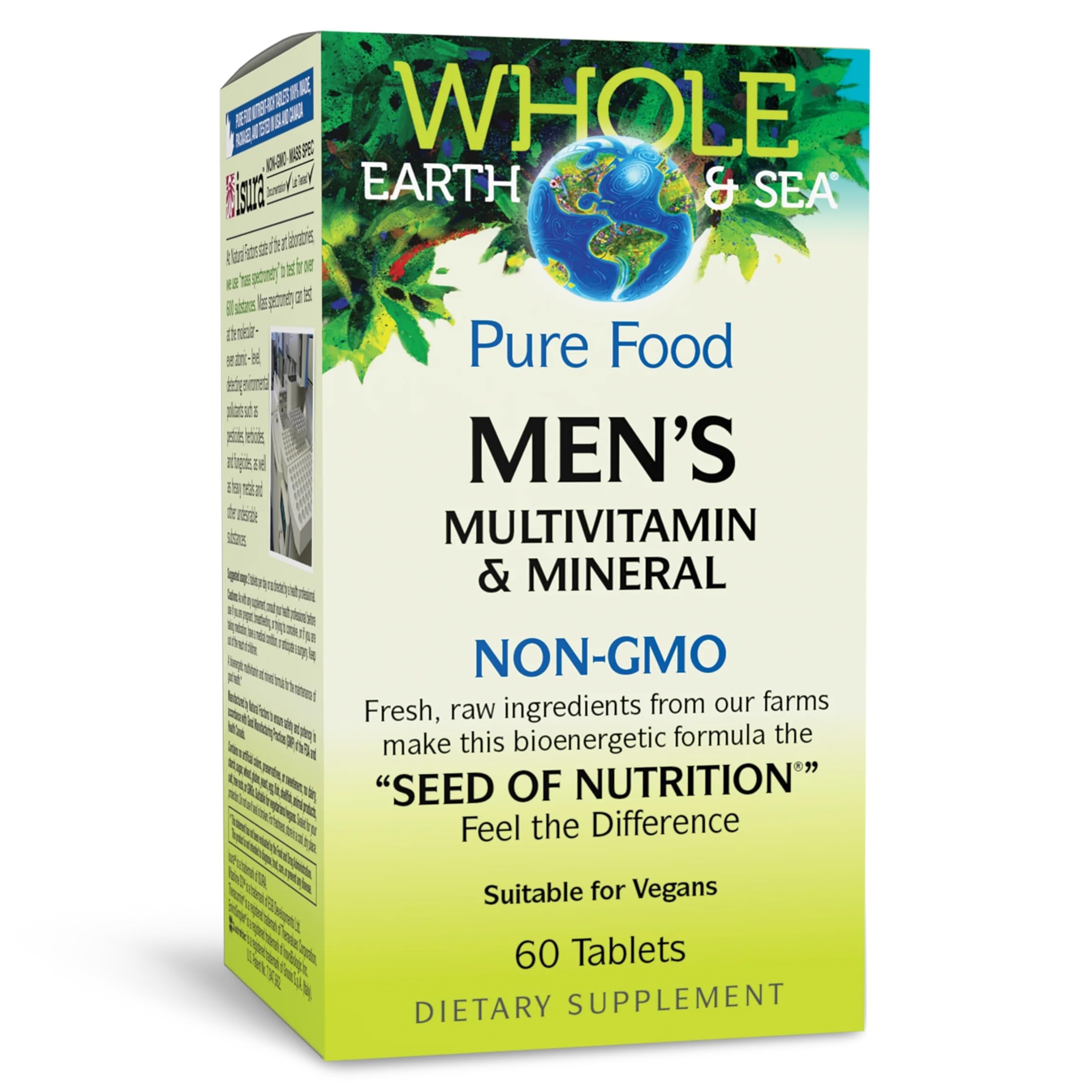 Natural Factors Men's Multivitamin front view of the bottle