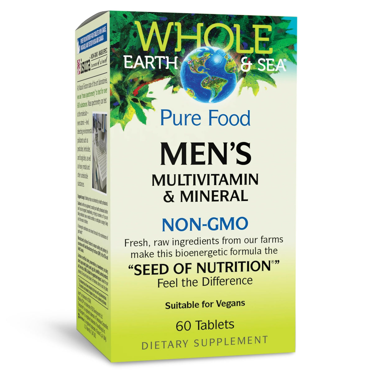 Natural Factors Men's Multivitamin front view of the bottle