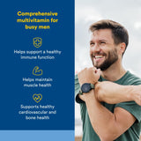 Natural Factors Men's Multivitamin side view showing label details